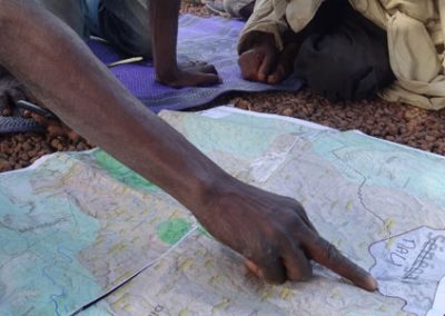 Cartography of village territories for WCF – Guinea