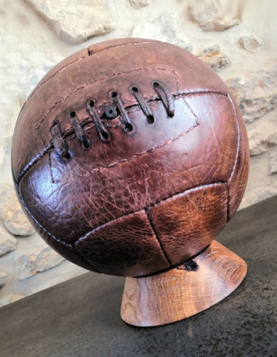 Support ballon de foot en bois (chêne massif)