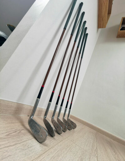 Vintage golf irons from 1940