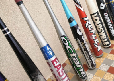 profile picture of different models of aluminum baseball bats