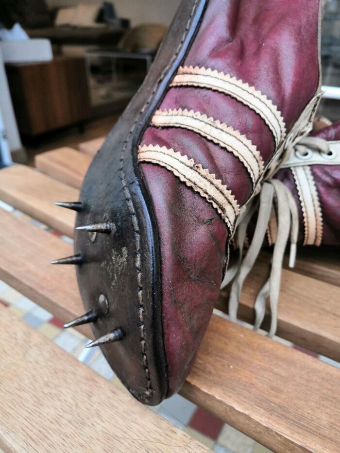 Antique athletic spikes