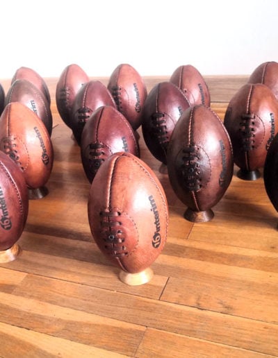 Customization of small rugby balls