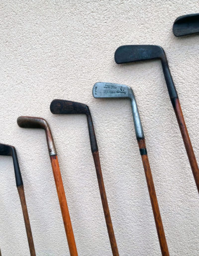 Anciens putter de golf