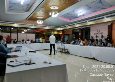 Processus de dialogue et de consensus avec les communautés de la zone d’influence du champ de Villano – Équateur