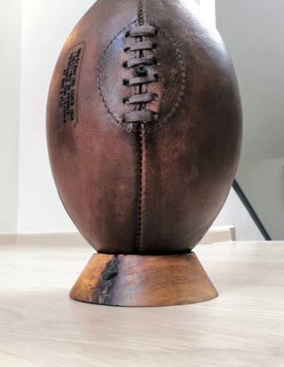 Walnut rugby ball tee