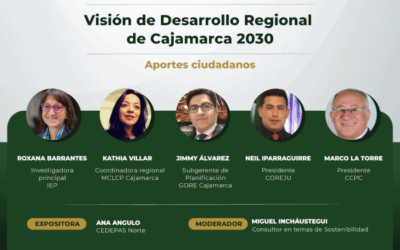 Vision du développement régional de Cajamarca à l’horizon 2030 – Contributions des citoyens