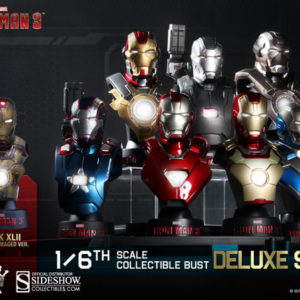 Set of 8 Busts Serie 1 Deluxe 1/6TH Scale Collectibles - Iron Man 3 - HOT TOYS