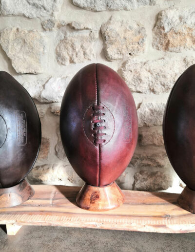 Ballon de rugby vintage