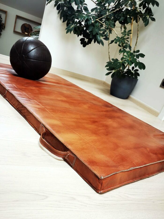 leather tatami on the floor