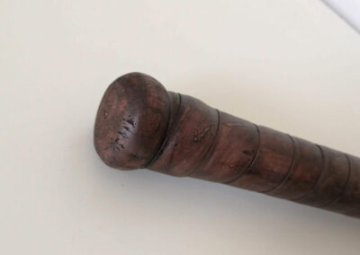 Wooden baseball bat handle