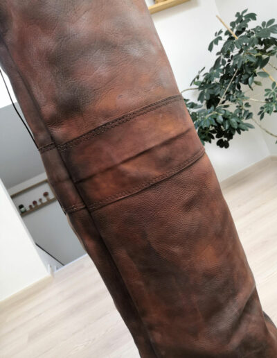 Buffalo leather punching bag