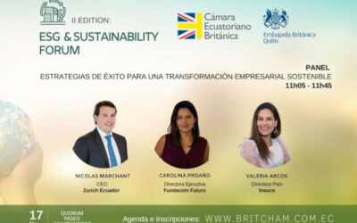 Valeria Arcos Hervas, Directrice Pays Équateur, va modérer un panel dans le cadre de la deuxième édition du Forum ESG & SUSTAINABILITY