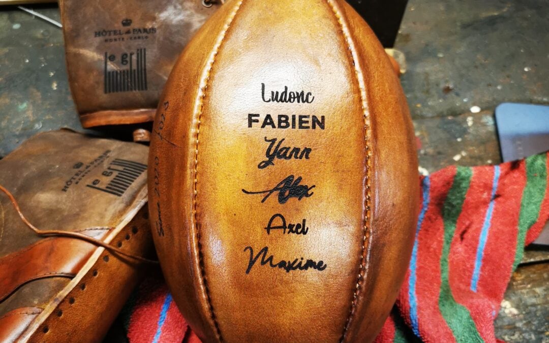 Le plus beau ballon de rugby personnalisé avec prénom