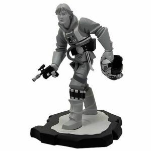 LUKE SKYWALKER PILOT ANIMATED Maquette Statue Black And White Version - STAR WARS - GENTLE GIANT