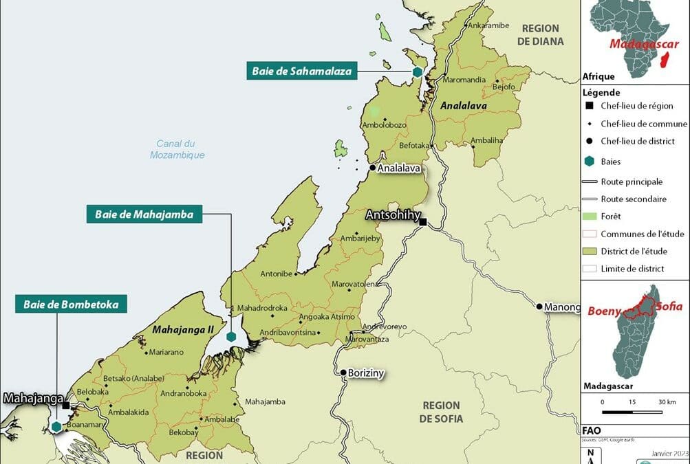 Elaboración de 3 Planes Locales de Ordenación Pesquera (PACP) – Madagascar