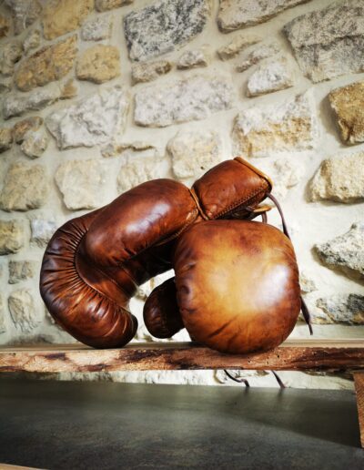 Gants de boxe en cuir