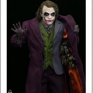 The Joker 1/4 Statue Heath Ledger Regular Edition Artist Repaint - The Dark Knight - QUEEN STUDIOS X Seppun