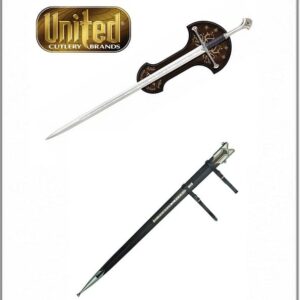 ANDURIL The Sword Of King Elessar et Fourreau Ref 1380/1396 - Le Seigneur des Anneaux - United Cutlery